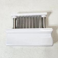 Deni Meat Tenderizer 48 Blades With Blade Cover White Kitchen Prep Tool