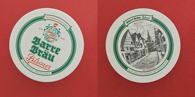Barre Bräu Alt Lübbecke Motiv Nr. 1 Brauerei Bierdeckel Bier