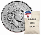 2026 Semiquincentennial P & D Emerging Liberty Dime 200 Count Bag, (Pre-Sale)