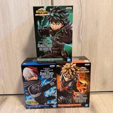 My Hero Academia WHM Amazing Heroes 3 Figure Set Deku Bakugo Todoroki Banpresto