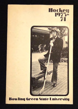 1973-74 BOWLING GREEN STATE FALCONS COLLEGE HOCKEY MEDIA GUIDE MIKE LIUT