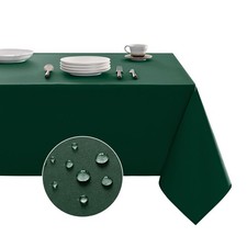Tablecloth Rectangle Waterproof Spill-Proof Wrinkle-Free Table Cloth Washable...