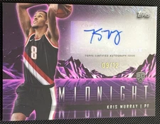 2023-24 Topps Midnight Kris Murray Rookie Horizon Auto /12 #RHS-KM RC