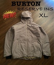 Burton Reserve 2L Insulated Jacket Taupe Men's Ski Snowboard Outerwear