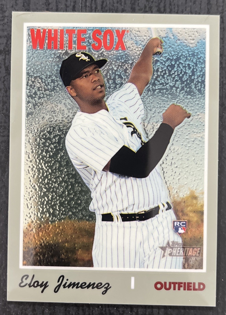 2019 Topps Heritage Chrome Eloy Jimenez RC #516 498/999