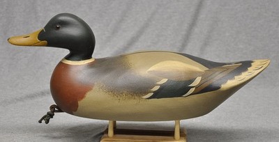 MASON PREMIER ''STYLE'' MALLARD DUCK DECOY ORIGINAL DARKFEATHER PERSONAL RIG 2022