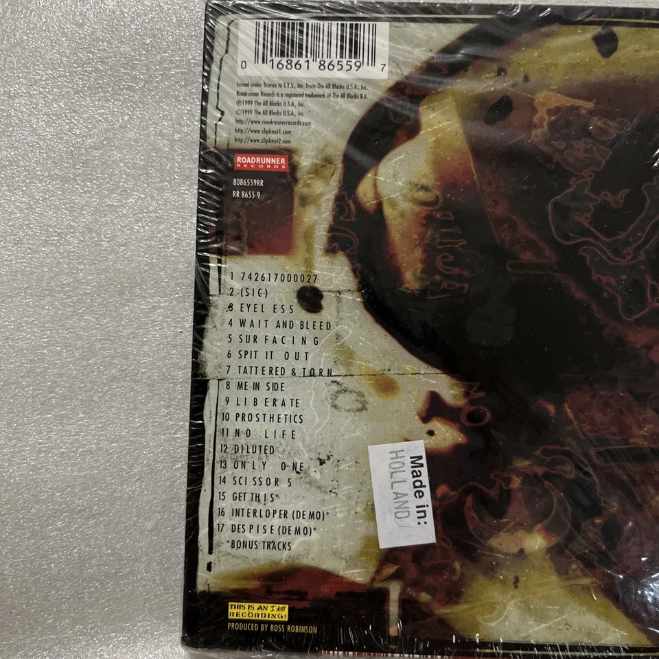Slipknot by Slipknot (CD, 1999, Roadrunner, Digipak) NEW SEALED - Image 3 of 3