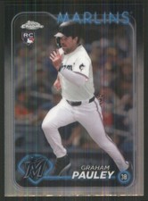 2024 Topps Chrome Update #USC97 Graham Pauley RC Miami Marlins 45220