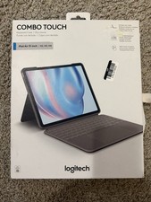 Logitech Combo Touch Gray Keyboard Case w/ Touchpad for iPad Air 13 M2/M3/M4