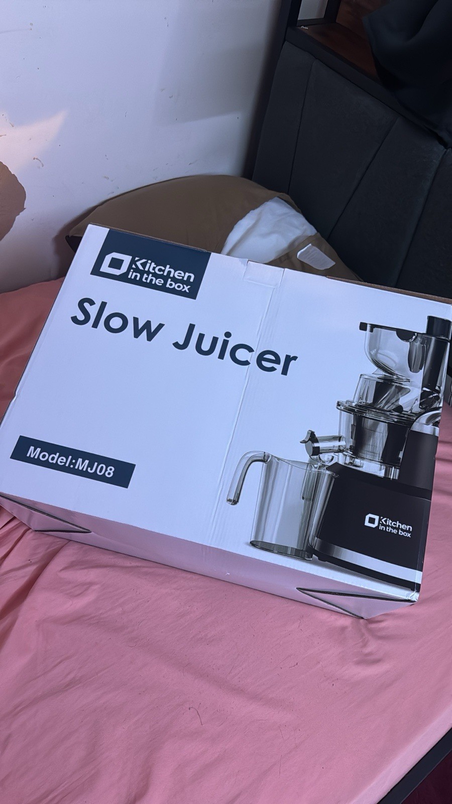 Kitchen in the box Slow Juicer MJ08 -3.26" Chute, Cold Press Juicer Machine