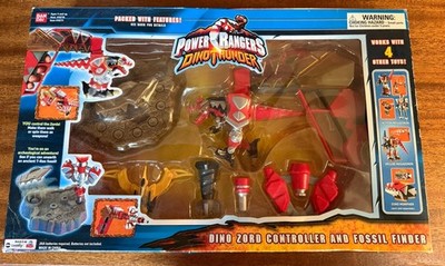 Power Rangers Dino Thunder Dino RED Zord Controller Fossil Finder NEW SEALED NIB