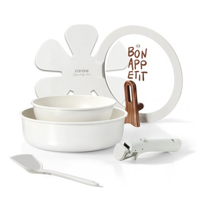 Ceramic Pots and Pans Set Non Stick, Nonstick Kitchen Cookware Sets with Lid, De