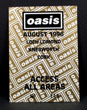 OASIS, August 1996 Tour, Loch Lomond, Knebworth, Cork, Pre-Laminate, Numbered