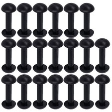 20Pcs For Motu Leg Band Replacement Connectors For Vintage Figures Black Rubber