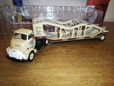 1/43 Altaya GMC 950 COE Porte auto Transport Semi Remorque camion Truck trailer - Photo 1/4