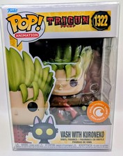 Funko Pop! Trigun Vash with Kuroneko #1322 Crunchyroll Exclusive + Protector