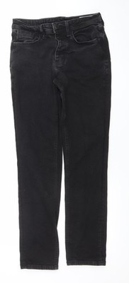 Denim Co. Herren Schwarz Slim Fit Stretch Jeans 30x32 Regular