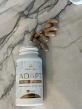 Bravenly, Adapt 60 capsule bottle 8 functional mushrooms - NEW - SALE OFF 30%.