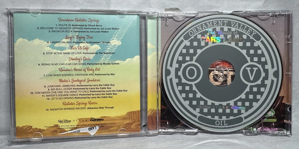 The Music Of Cars Land CD - Tested & Working Foto 2 de 4