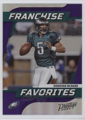 2024 Prestige Franchise Favorites Xtra Points Purple 13/99 Donovan McNabb #3 4f2