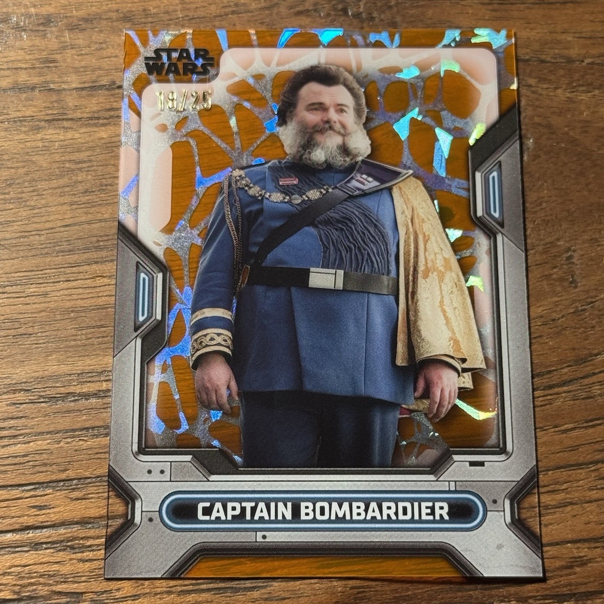 Captain Bombardier 2023 Topps Star Wars High Tek ORANGE /25
