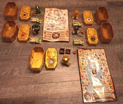 Treasure X Gold Hunters Moose Toys Lot of 5 Figures and accessories/maps