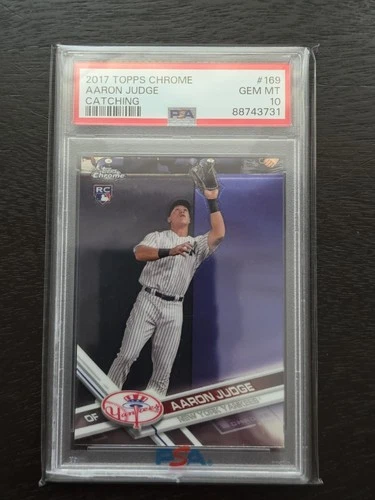 2017 Topps Chrome - Aaron Judge #169 (RC) PSA 10 GEM MINT