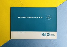 Vtg 1966 Mercedes Benz 250se Coupe Convertible Owners Manual English Original Vtg 1966 Mercedes Benz 250se Coupe Convertible Owners Manual English Original