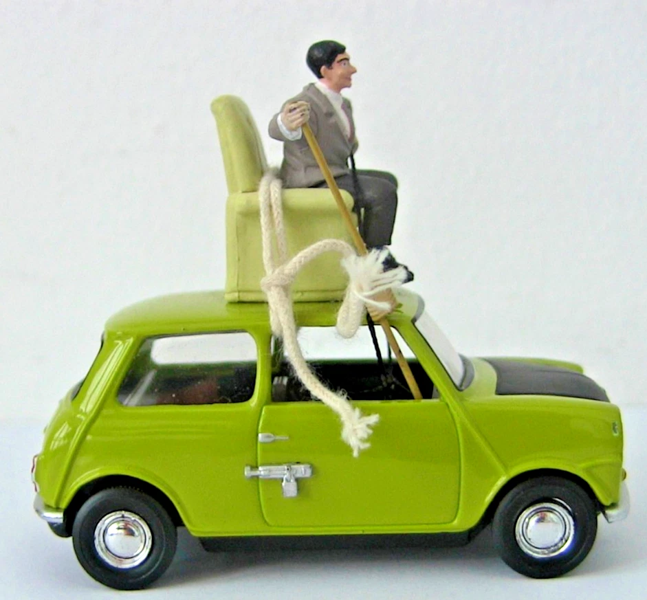 Corgi Mini - Modellauto Mini Cooper Mr. Bean Do it Yourself/ kleiner Defekt - Bild 2 von 4
