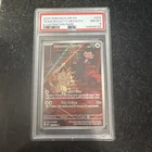 Pokemon Slab  [PSA 8]: Team Rocket's Meowth 203/182 Sv10: Destined Rivals Holo