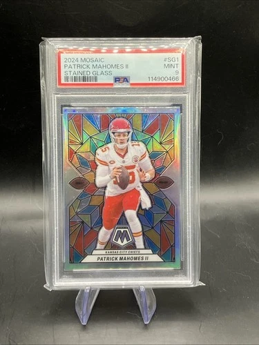 2024 Panini Mosaic - Stained Glass Patrick Mahomes II #SG-1 PSA 9!