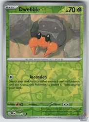 Dwebble 011/182 Destined Rivals Reverse Holo