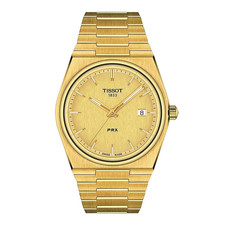 Tissot PRX 40 mm Quartz Men's Watch Champagne Dial With 316L Stainless Steel