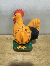 Vintage Rooster Kitchen Timer Mechanical Rooster Farmhouse Decor MCM No Ring
