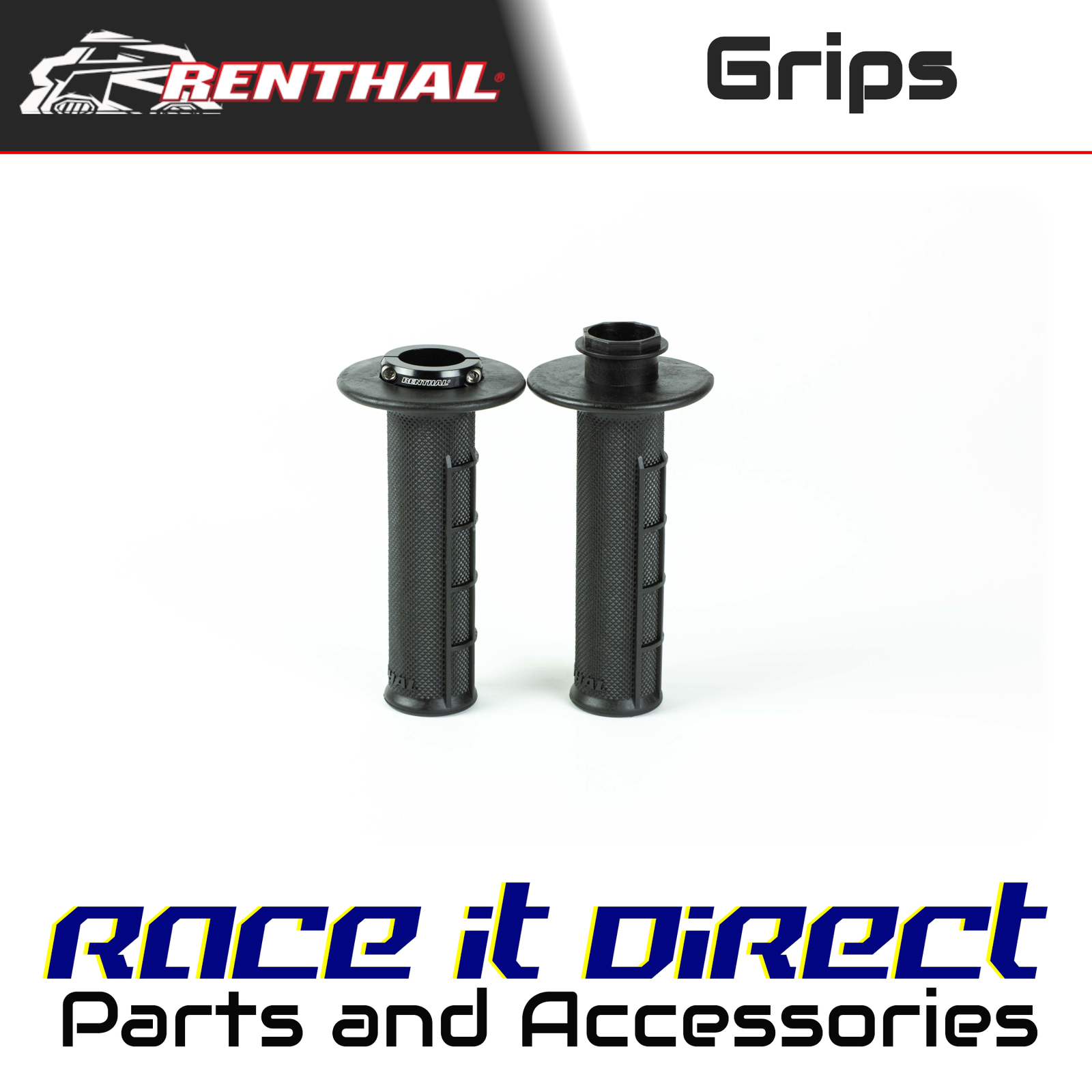 Grip for YAMAHA YZ 450 F 60TH ANNIVERSARY 2016 ULTRATACKY Black Renthal