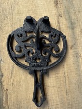 Antique Victorian Cast Iron Fireplace Trivet Cooking Range Accessories Pot Iron