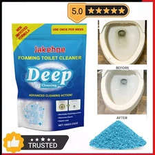 Splash Foam Toilet Bowl Stains Cleaner Powder 100g Remove Odor Stains Fresh