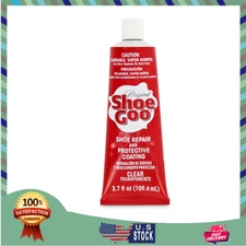 SOF SOLE Original Shoe Goo - 3.7 fl oz Tube - Clear Shoe Glue - Repairs Soles...