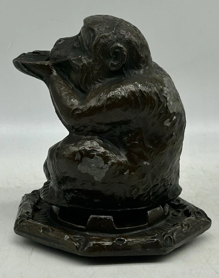 ANTIQUE VINTAGE VANTINE'S MONKEY INCENSE BURNER NO. 1207 Rare - Image 3 of 4