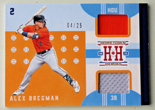 ALEX BREGMAN 2019 Panini Hometown Heroes Player-Used Material 04/25