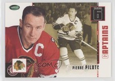 2003-04 Parkhurst Original Six Chicago Blackhawks Captains Pierre Pilote HOF 0a2
