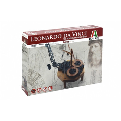 LEONARDO DA VINCI FLYING PENDULUM CLOCK DIM.BOX cm 31x21x6 KIT Italeri Kit Art.V