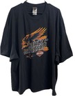 Harley Davidson Men’s AD FARROW CO. Sunbury OH Black Eagle T-Shirt Sz.4XL