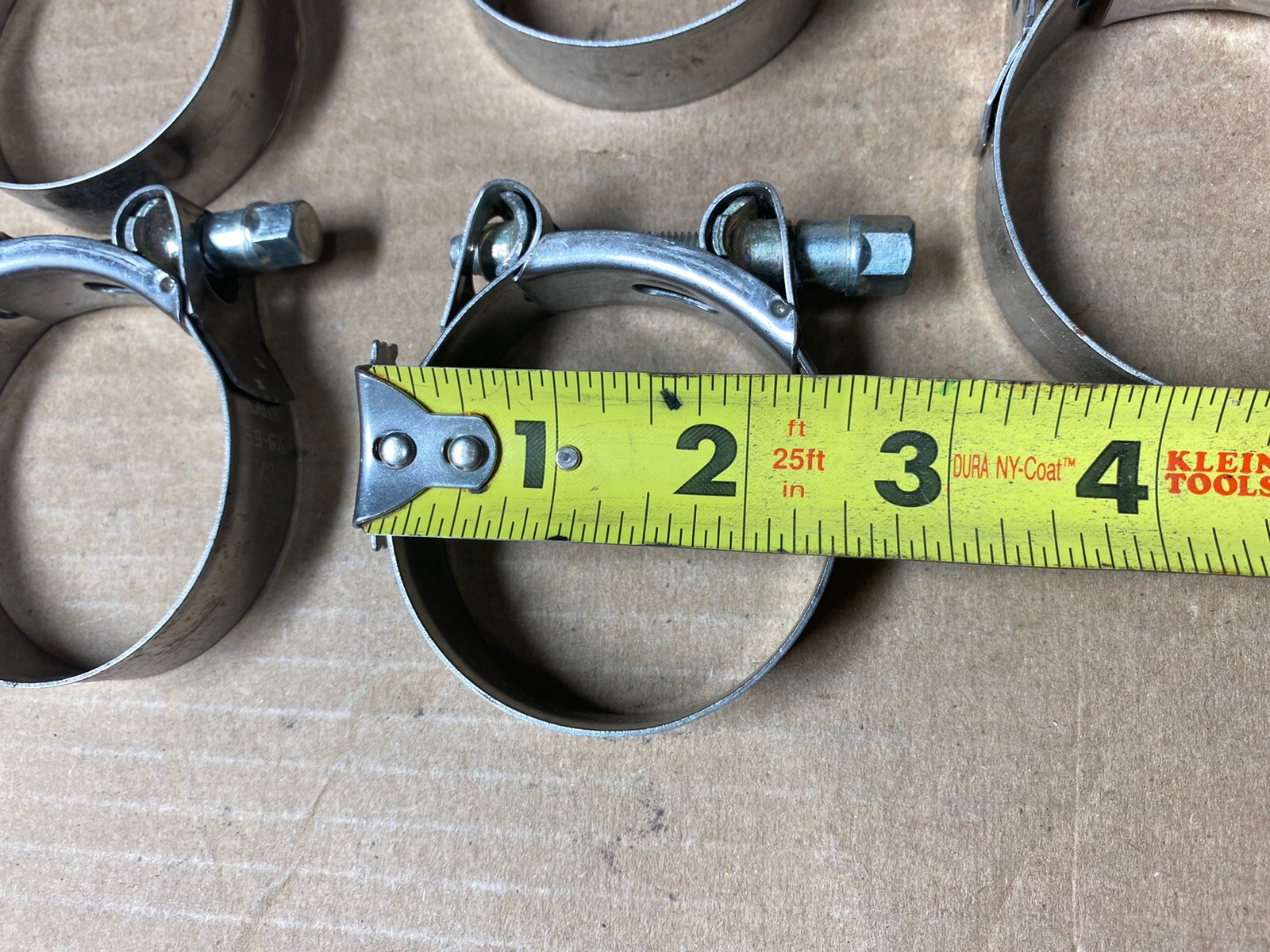 MIKALOR 59-63 W2 Stainless Supra Heavy Duty Exhaust Pipe Hydraulic Hose Clamp 5