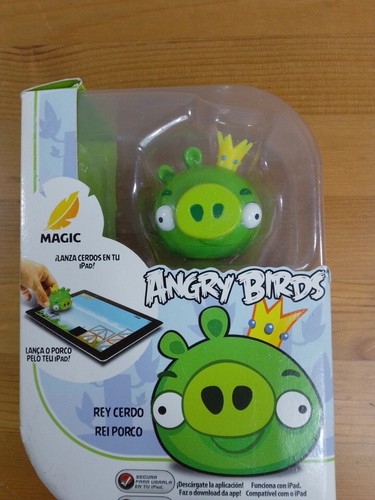 Angry Birds KING PIG Apptivity Figure Interactive Toy Magic Mattel 2012 - NIP - 第 2/7 張圖片