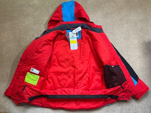 NWT Spyder Boys 16 Challenger Hooded Insulated Ski Jacket Snowboard Red $179 - Picture 3 of 13