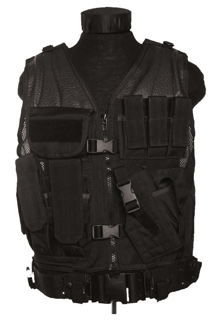 Usmc Einsatzweste Schwarz, Weste, Wachschutz, Security, Swat, Painball