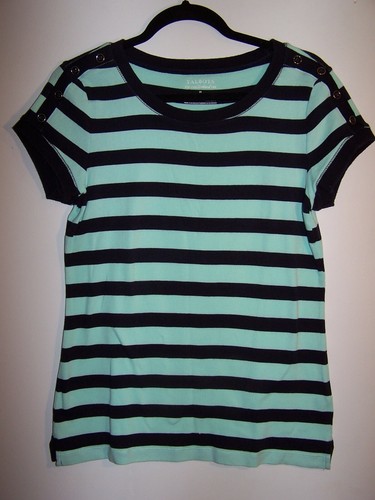 talbots stretch weekend tee
