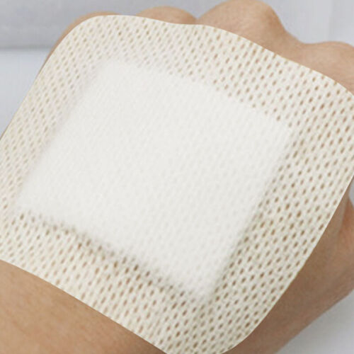 10 Large Size Medical Non-Woven Adhesive Wound Dressing Band Aid Band FR - Picture 1 of 8