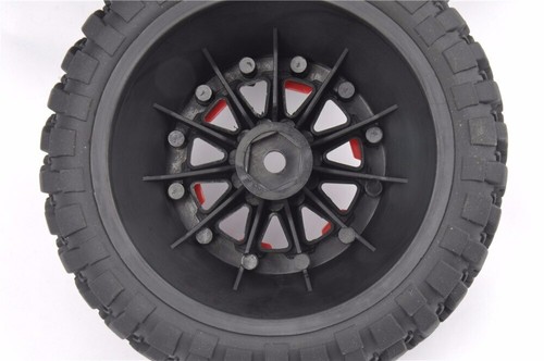 4x 1:10 Short Course Truck Reifen BeadLocK Wheels 12mm Hex F TRAXXAS Slash RC Auto - Bild 6 von 6